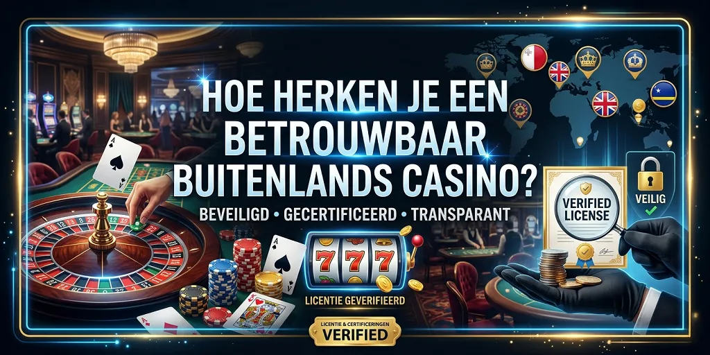 Hoe herken je een betrouwbaar buitenlands casino?