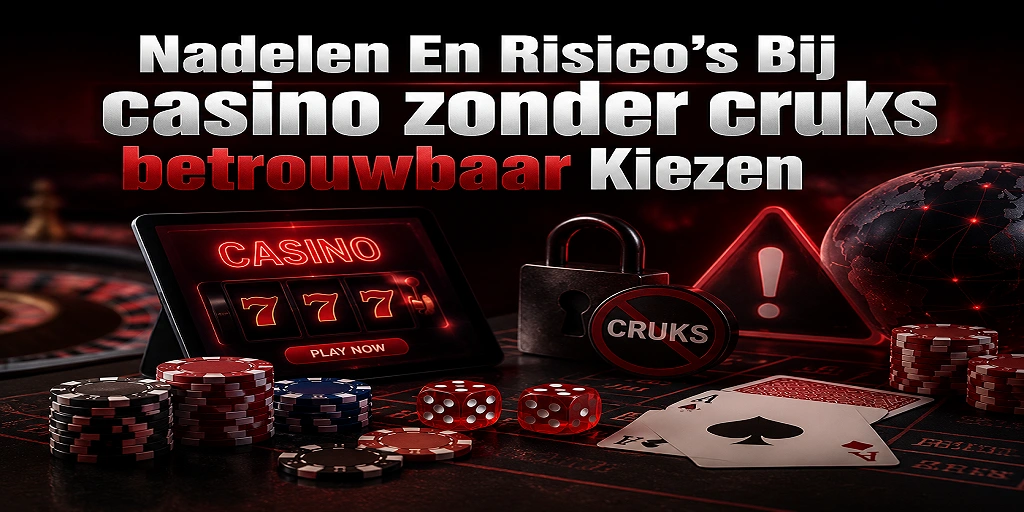 Nadelen En Risico's Bij casino zonder cruks betrouwbaar Kiezen