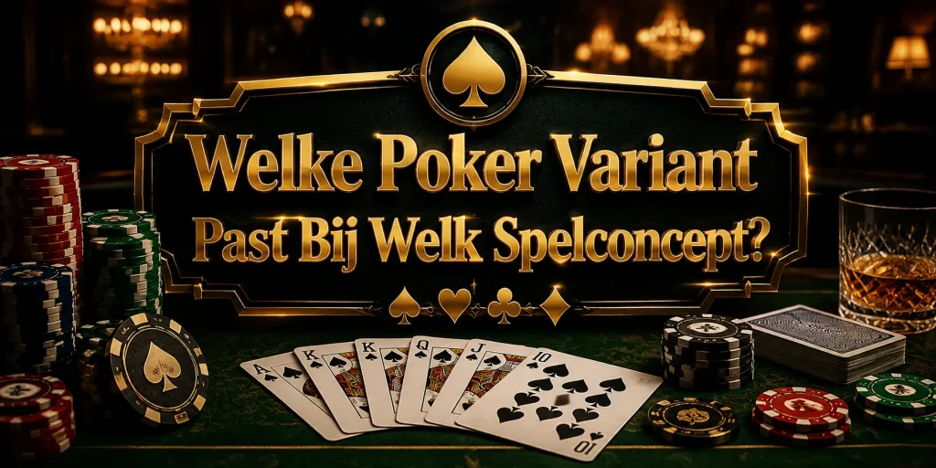 Welke Poker Variant Past Bij Welk Spelconcept